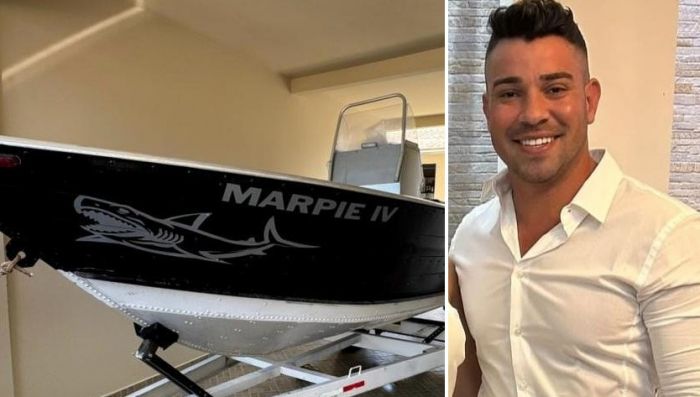 Corpo foi encontrado na praia das Salinas (Foto: Redes sociais)