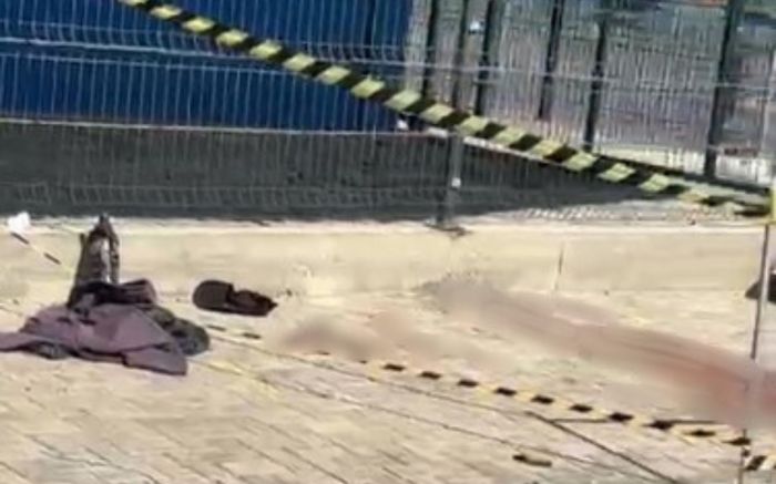 Região de galpão onde funcionou supermercado no São Cristóvão tem alta movimentação de usuários de droga (Foto e Vídeo: Divulgação)