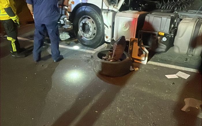 Velocímetro ficou travado em 180 km/h após a colisão (Foto: BC TRânsito)