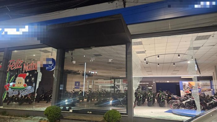 Furto foi durante a madrugada (Foto: Divulgação/BPMI)