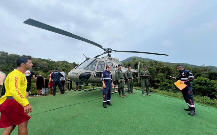 Equipes de resgate encontraram a vítima sem vida (Foto: CBMI)