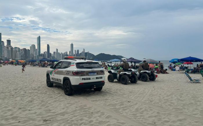 Patrulha contou com apoio aéreo do Águia, da PM de SC (Foto: PMSC)