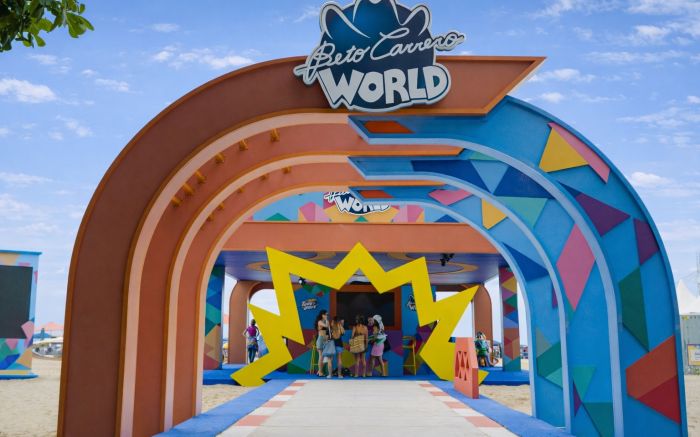 Arena Verão BCW transforma praia em ponto de diversão no verão (Foto: Gustavo Cabral)