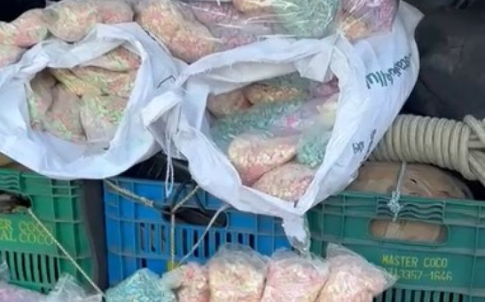 Droga seria vendida durante o carnaval e festas eletrônicas da região (Foto: Divulgação/PMSC)