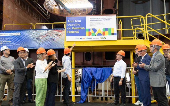 Estaleiro já iniciou obras do projeto em Navegantes (Foto: Vosmar Rosa/MPor)