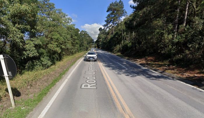 Acidente foi no km 80 da BR 282 e mobilizou equipes de resgate na manhã de quarta-feira (Foto: Ilustrativa/Google Street View)
