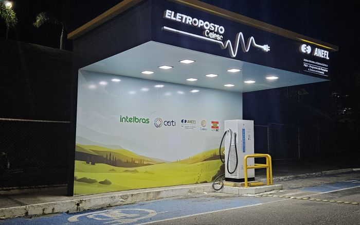 Rede pública de eletropostos da Celesc passa por expansão e modernização em Santa Catarina (Foto: Divulgação)