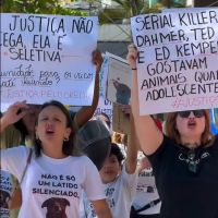 Domingo de protesto e pedido de justiça pela morte de Orelha