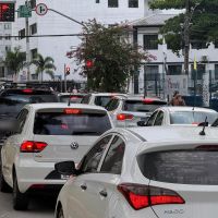 Região central de Itajaí tá travada por causa de obras