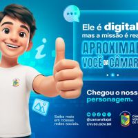 Câmara de Vereadores de Itajaí lança personagem digital
