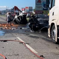 Motorista de Kombi que explodiu em tragédia da 101 recebe alta