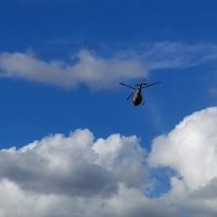 Fuga de moto mobiliza helicóptero e viaturas da PM