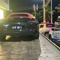 Porsche é apreendido após condutor recusar bafômetro