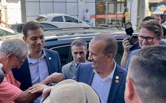 Assinatura da portaria foi em Itajaí e marca um novo incentivo ao setor, considerado um dos pilares da economia catarinense (Foto: Gabrielle Rudolf)