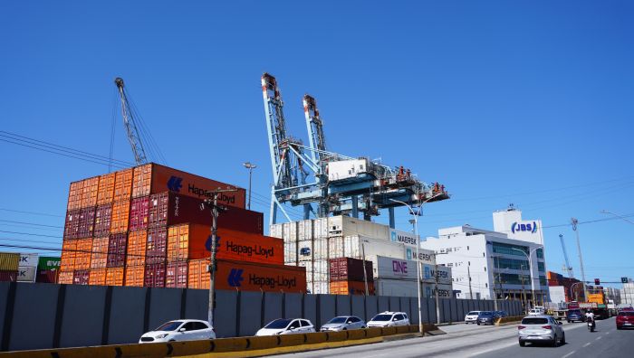 Complexo tem destaque com Portonave e volta dos contêineres em Itajaí (Foto: João Batista)