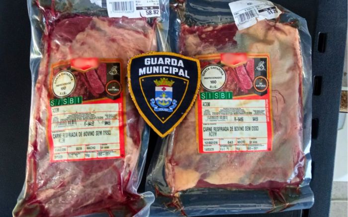 Ele tentou furtar mais de R$ 110 em produtos e acabou preso