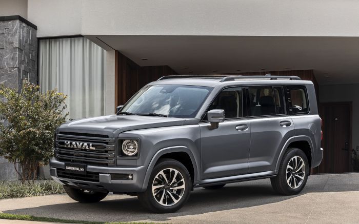 Novas cores reforçam o visual moderno do Haval H6, H9 e da picape Poer P30 (Foto: Divulgação)