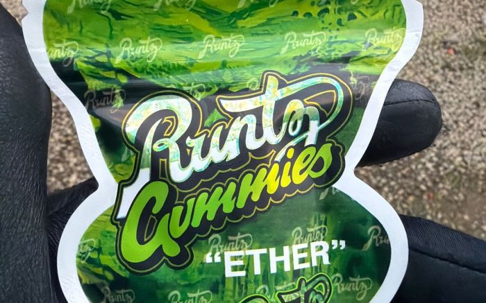 Balas de goma com THC foram apreendidas no Portal 2 (Foto: Divulgação/PCSC)