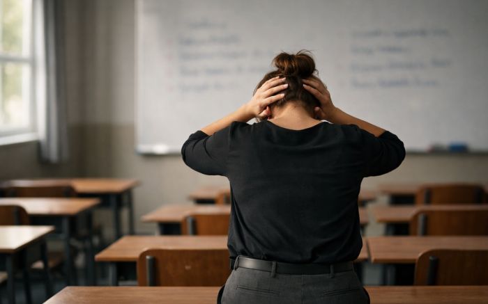 “Desisti da profissão”, relata ex-funcionária após burnout (foto:Imagem Gerada por IA)