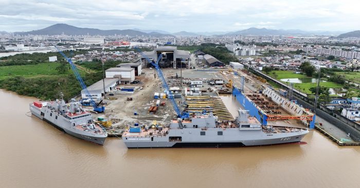 Unidade em Itajaí lidera o Programa Fragatas Classe Tamandaré para a Marinha do Brasil (Foto: Divulgação)
