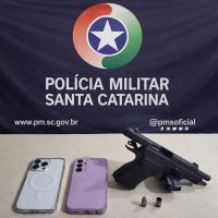 PM impede tentativa de feminicídio e prende homem armado no bairro Morretes