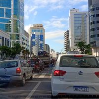 Lentidão em vários pontos de Itajaí nesta manhã