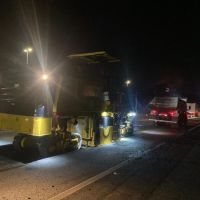 Obra interdita trecho da BR 101 nesta madrugada