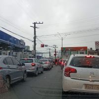 Terça-feira amanhece com tranqueira em Itajaí