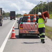 Obras fecham passagem da BR 101 e mudam trânsito em Itapema