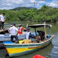 Mutirão limpa rio Camboriú neste domingo