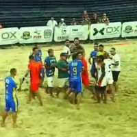 Briga entre times de Penha suspende Catarinense de Beach Soccer