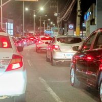 Osvaldo Reis parada após acidente na BR 101