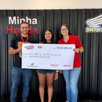 Jovem de 18 anos leva R$ 10 mil em campanha da Honda