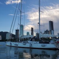 Veleiro Kat retorna a Itajaí após volta ao mundo