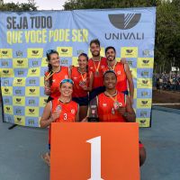 Univali classifica cinco equipes para os Jogos Universitários Brasileiros de praia