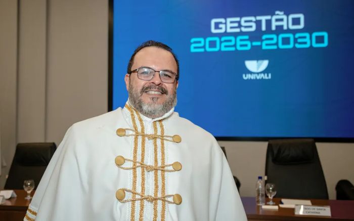 Rogério Corrêa fala ao vivo sobre os desafios da nova gestão da Univali (Foto: Divulgação)