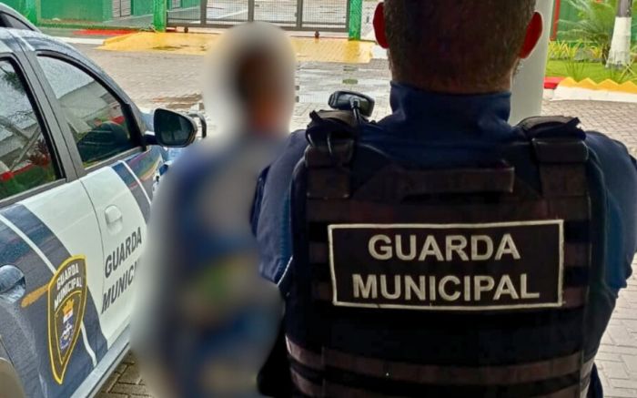 Homem foi preso pela GM no bairro Dom Bosco (Foto: Divulgação)