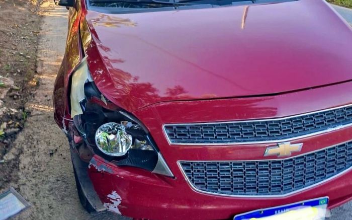 Vítima foi levada ao hospital Pequeno Anjo (Foto: Divulgação/CBMSC)