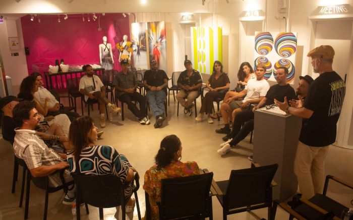Mostra em Itapema reúne artistas e marca lançamento do UP ART (Foto: Divulgação)