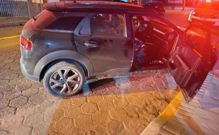 Ele foi preso (Foto: Divulgação/PMSC)