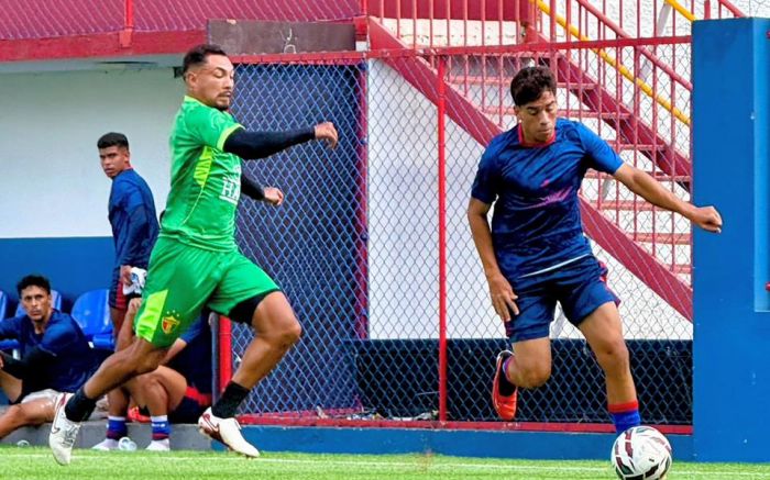Jogo-treino foi o último antes da estreia na Série D no dia 5 (Foto: Bernardo Pizzio)