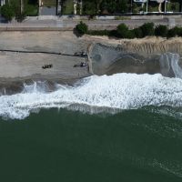 Alargamento da praia de Piçarras termina na semana que vem
