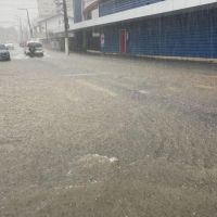 Itapema também tá alagada e aulas são suspensas em duas escolas