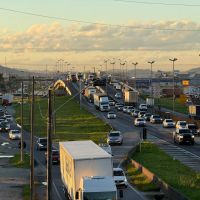 BR 101 tá travada em Itajaí
