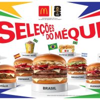 Méqui entra no clima da Copa do Mundo com lanches de vários países