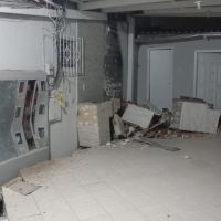 Prédio no centro desaba e mobiliza bombeiros