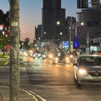 Sete de Setembro tá completamente parada nesse início de noite