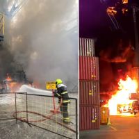 Guindastes pegam fogo em dois portos em menos de 48 horas