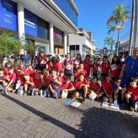 Programa Portas Abertas, da Águas de Camboriú, recebe mais de 60 alunos durante visita técnica