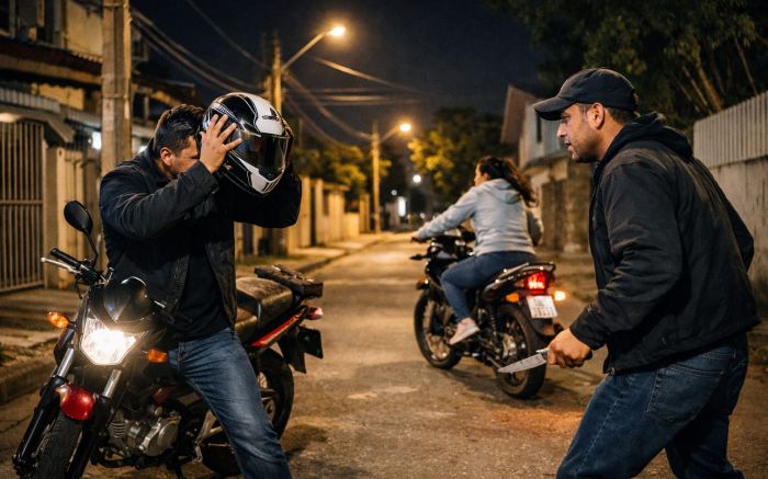 Moto foi recuperada e devolvida a vítima (Foto: Ilustrativa Gerada por IA)